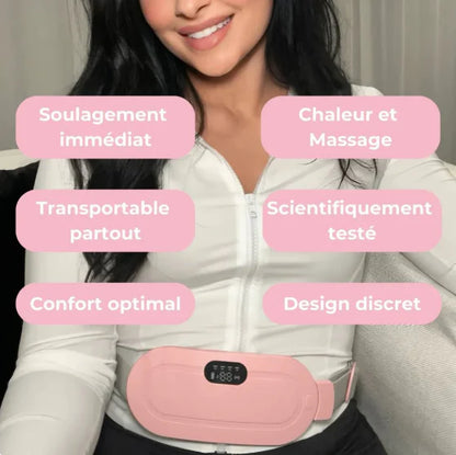 Ceinture chauffante ( Rose )